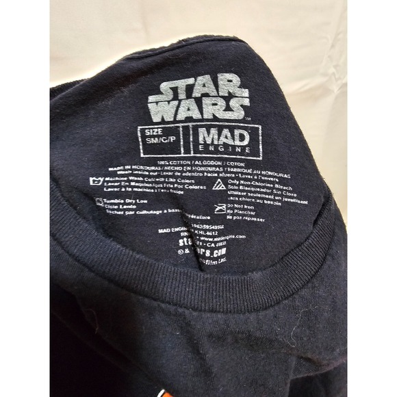 Star‎ Wars T Shirt Size Small Kids Teen Adult Black - Picture 3 of 3